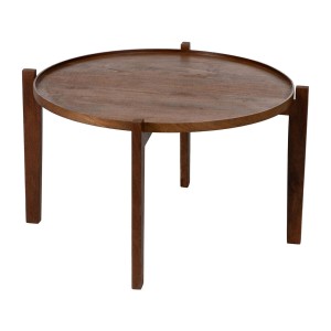 Table Basse Marron Bois de manguier 81 x 81 x 46 cm