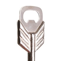 Bottle Opener Silver 12 X 4 X 1,5 CM Brass