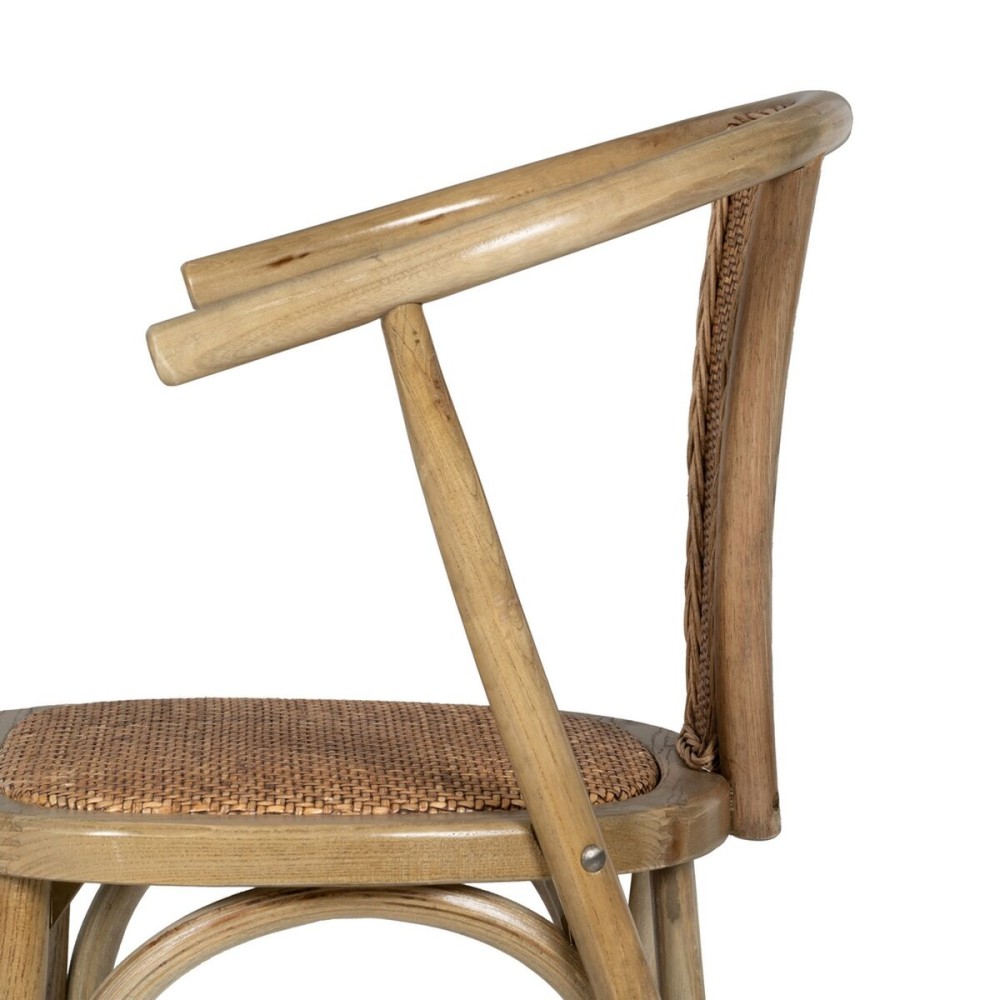 Dining Chair Brown 55 X 50 X 81 CM