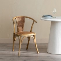 Dining Chair Brown 55 X 50 X 81 CM