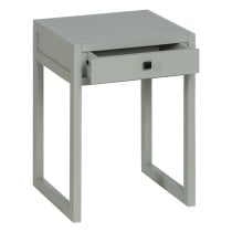 Table de Nuit Gris Bois de pin Bois MDF 40,5 X 38 X 56 CM