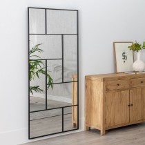 Wall mirror Black Vertical 90 x 2 x 180 cm