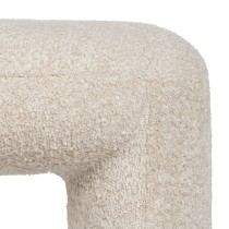 Banquette Beige Polyester Bois de pin 110 x 45 x 40 cm