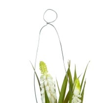 Decorative Plant Polyester Polyethylene Iron 7 x 7 x 18 cm