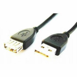 USB Extension Cable GEMBIRD CCP-USB2-AMAF-10 Black 3 m