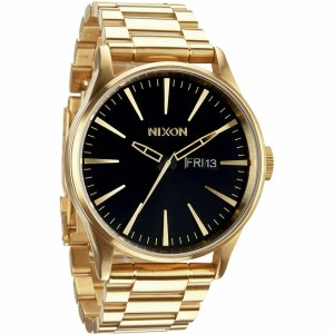 Herrenuhr Nixon A356-510 Schwarz Gold