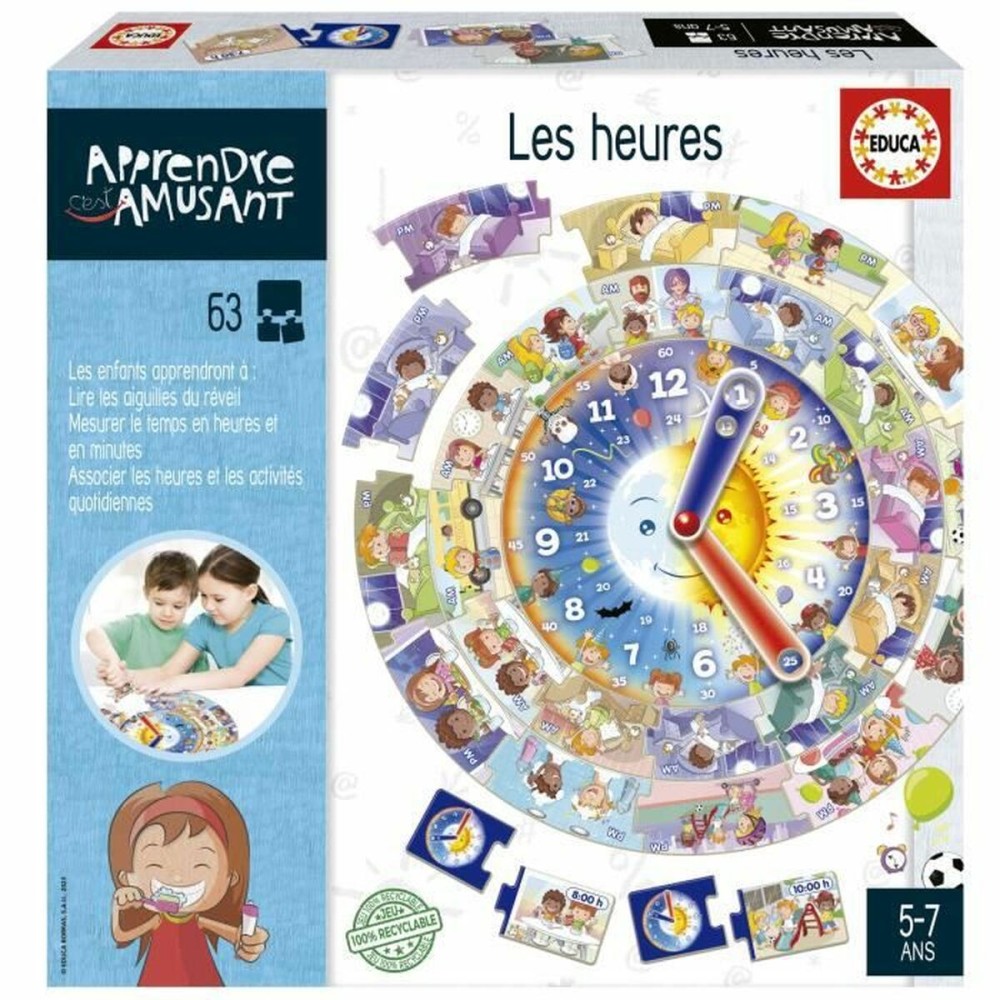 Lernspiel Educa Les heures (FR)