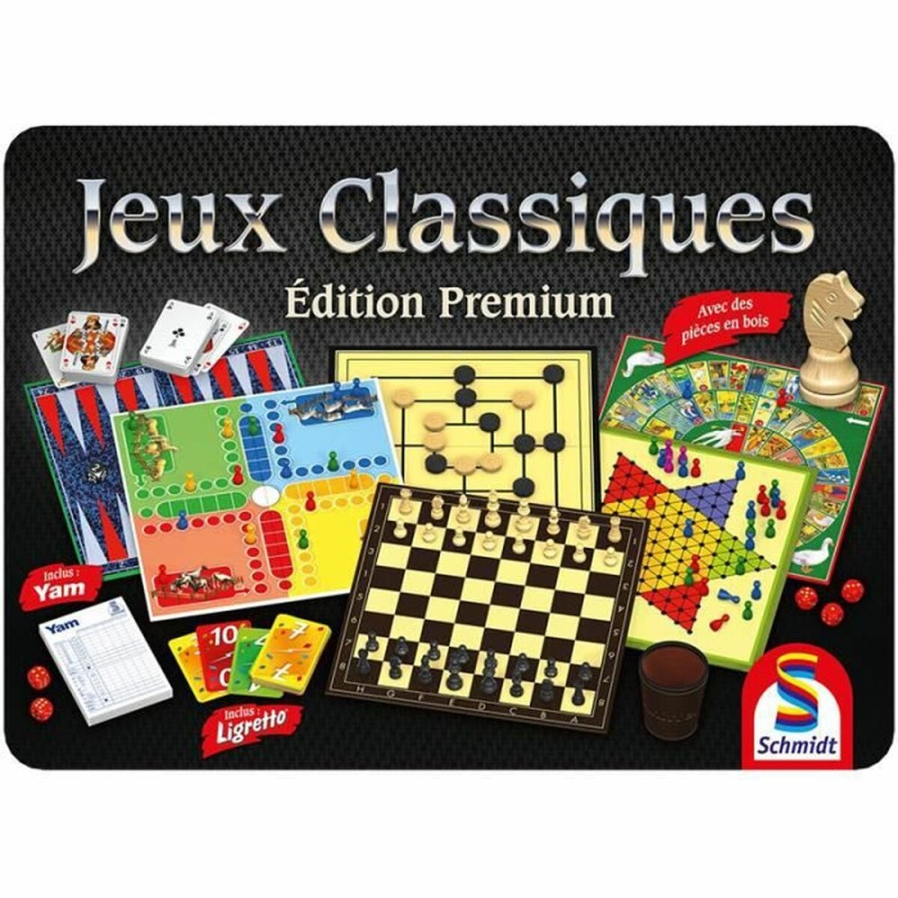 Tischspiel Schmidt Spiele Premium Edition Classic Games Box