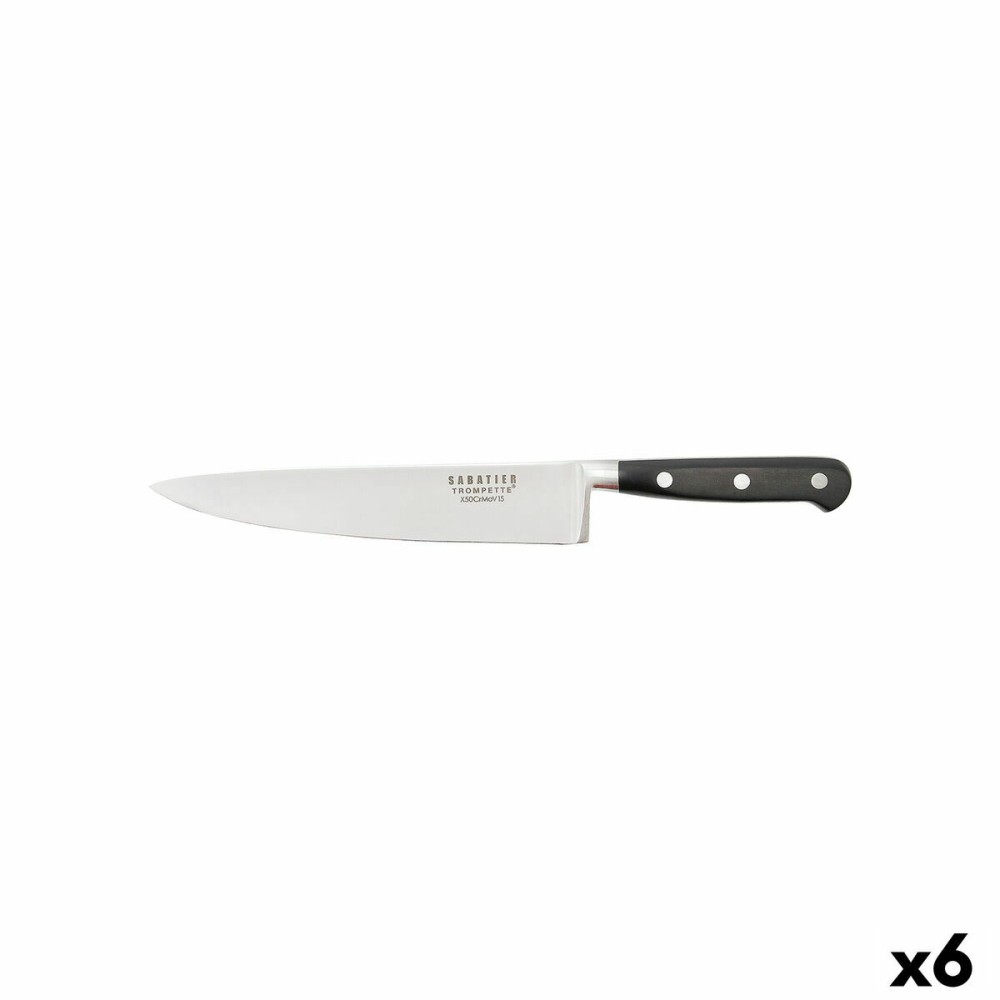 Couteau Chef Sabatier Origin Acier Métal 20 cm (Pack 6x)