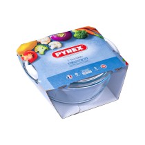 Casserole avec Couvercle Pyrex Essentials Transparent 2,1 L (3 Unités)