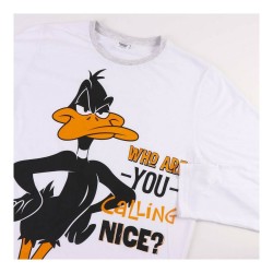 Schlafanzug Looney Tunes Grau (Erwachsene) Herren