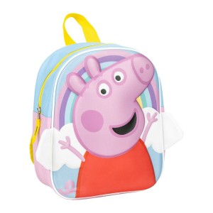 Cartable Peppa Pig Bleu clair 23 x 28 x 10 cm