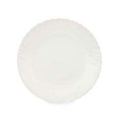 Assiette plate Blanc 24 x 2 x 24 cm (24 Unités)