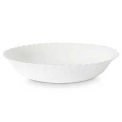 Saladier Blanc verre 27,5 x 5,5 x 27,5 cm (18 Unités)