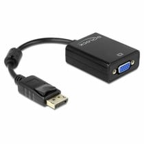 Adaptateur DisplayPort vers VGA DELOCK 61848 Noir