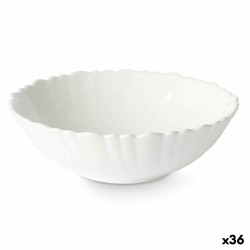 Bowl Vivalto LSLW-60 White Opaline glass 15,5 x 5 x 15,5 cm (36 Units)