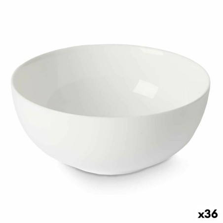 Bowl Vivalto LZKW-60 White Opaline glass 15 x 6,5 x 15 cm (36 Units)