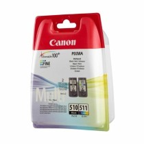 Cartouche d'Encre Compatible Canon PG-510/CL511 Noir Tricolore Jaune Cyan Magenta