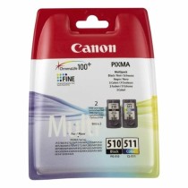 Cartouche d'Encre Compatible Canon PG-510/CL511 Noir Tricolore Jaune Cyan Magenta