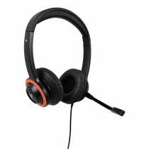 Headphones with Microphone V7 9149244000 Black Red