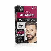 Getönte Creme Llongueras Men Advance Semi-permanent 3 - Dunkles Kastanienbraun (4 pcs)