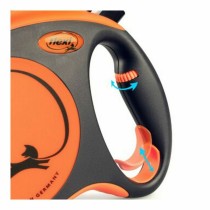 Dog Lead Flexi Xtreme Orange M