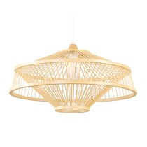 Ceiling Light DKD Home Decor Brown Bamboo (50 x 50 x 23 cm)