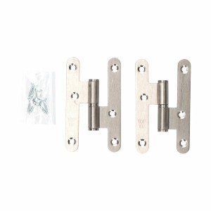 Hinge EDM 85482 PN07 Stainless steel 100 x 58 mm Right