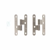 Charnière EDM 85483 PN07 Acier inoxydable 100 x 58 mm Gauche