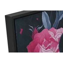 Painting Home ESPRIT Black Pink 83 x 4 x 123 cm (2 Units)