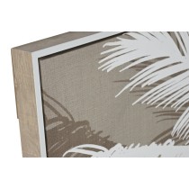 Painting Home ESPRIT White Beige Palms Mediterranean 83 x 4 x 123 cm (2 Units)