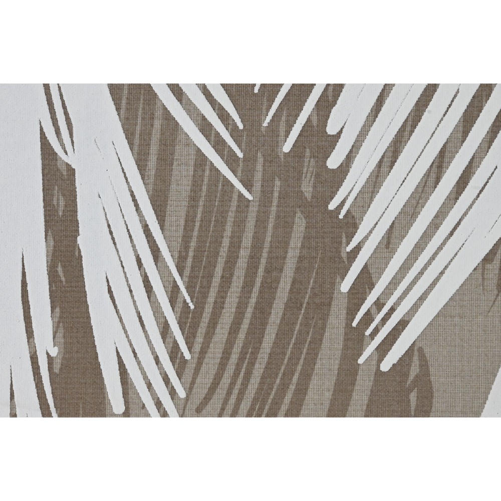 Painting Home ESPRIT White Beige Palms Mediterranean 83 x 4 x 123 cm (2 Units)