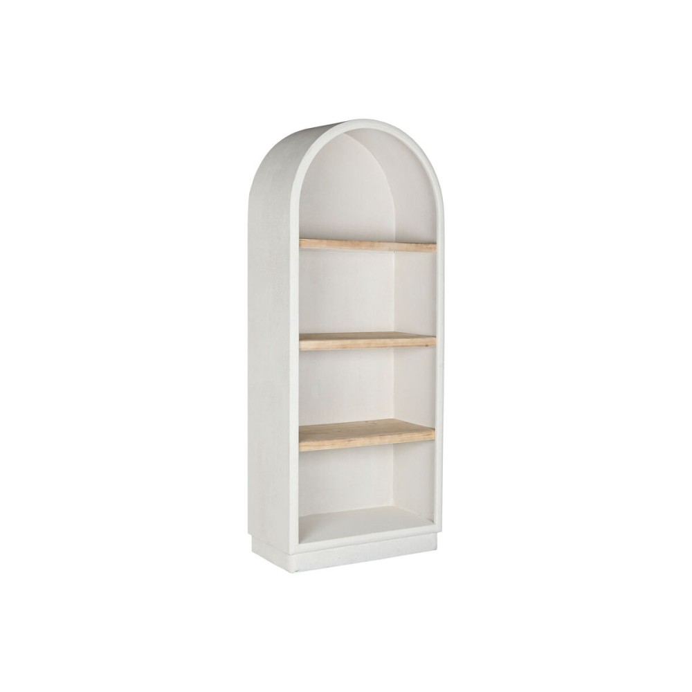 Shelves Home ESPRIT White Natural Fir MDF Wood 80 x 38 x 188 cm