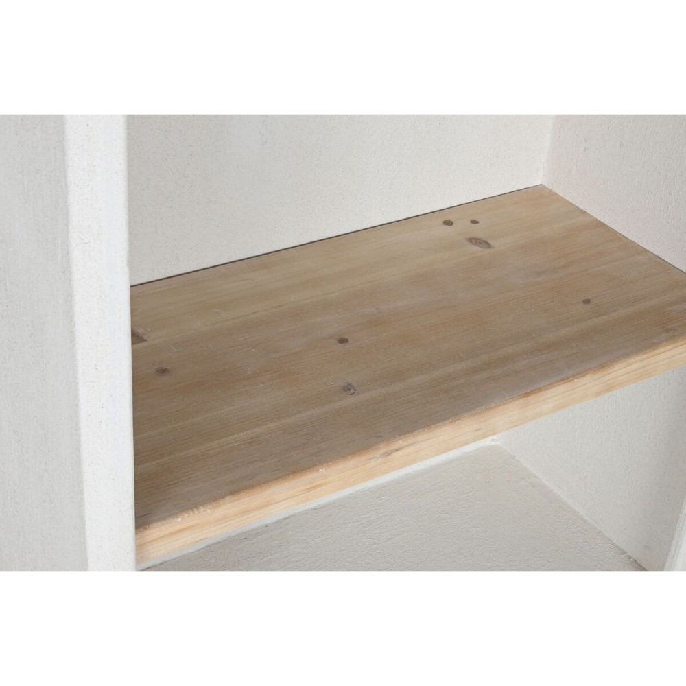 Étagère Home ESPRIT Blanc Naturel Sapin Bois MDF 80 x 38 x 188 cm