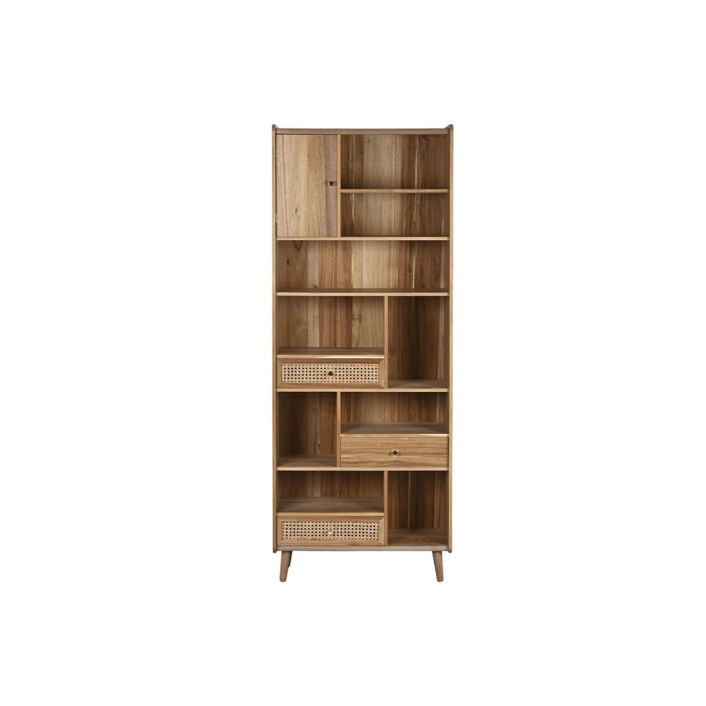 Étagère Home ESPRIT Naturel Acacia Bois MDF 70 x 30 x 180 cm