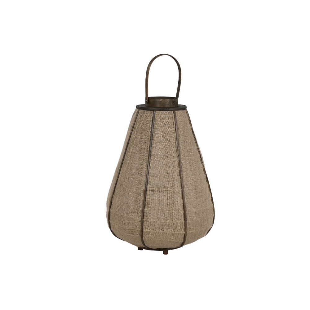 Candleholder Home ESPRIT Natural Jute Bamboo 41,5 x 41,5 x 57 cm