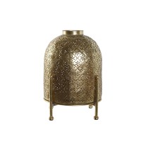 Candleholder Home ESPRIT Golden Metal Crystal 19 x 19 x 24,5 cm