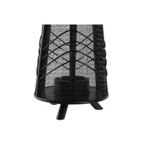 Candleholder Home ESPRIT Black Metal 23 x 23 x 31,5 cm