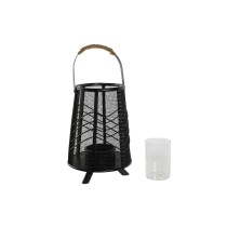 Candleholder Home ESPRIT Black Metal 23 x 23 x 31,5 cm