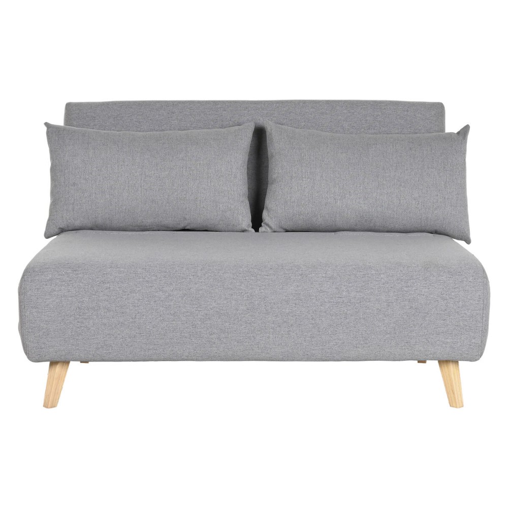 Canapé Convertible Home ESPRIT Naturel Gris clair 120 x 91 x 78 cm