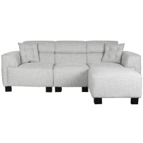 Sofa Home ESPRIT Grau Moderne 231 x 170 x 82 cm