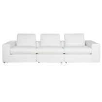 Sofa Home ESPRIT Weiß Moderne 286 x 95,5 x 57 cm