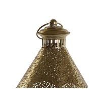 Kerzenschale Home ESPRIT Gold Metall Kristall 23 x 23 x 48 cm