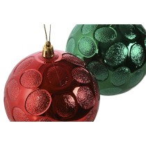 Boules de Noël Home ESPRIT Rouge Vert PVC 20 x 10 x 30 cm (2 Unités)