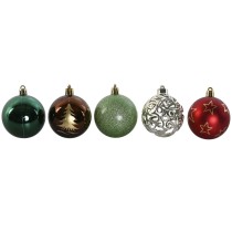 Christmas Baubles Home ESPRIT Multicolour PVC 18 x 12 x 30 cm (30 Pieces)