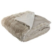 Couverture Home ESPRIT Beige 220 x 240 x 1 cm