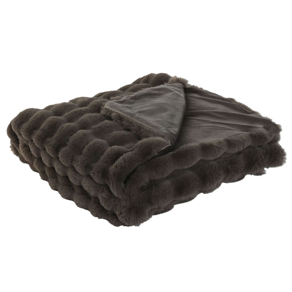 Blanket Home ESPRIT Brown 220 x 240 x 1 cm