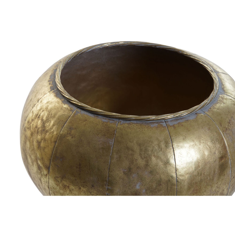 Planter Home ESPRIT Golden Metal Modern 30 x 30 x 60 cm