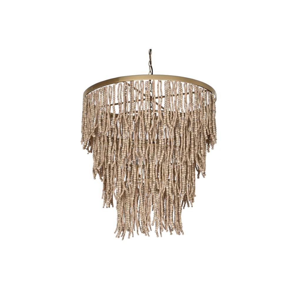 Suspension Home ESPRIT Doré Naturel Bois Métal 70 x 70 x 157 cm