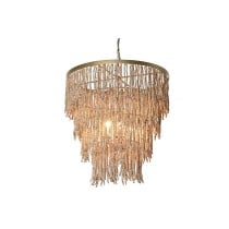 Suspension Home ESPRIT Doré Naturel Bois Métal 70 x 70 x 157 cm